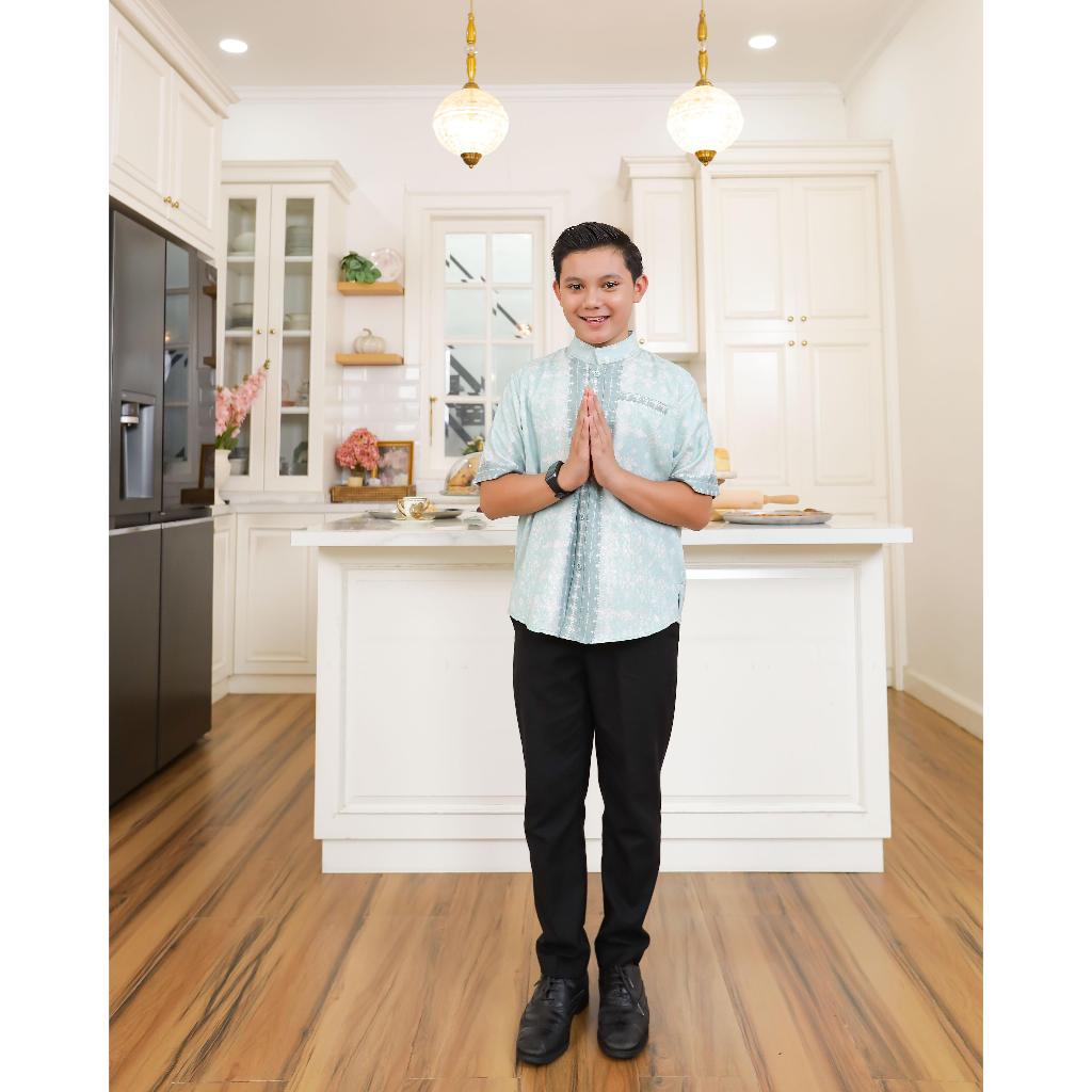 KOKO ANAK ALL BRAND- Lebaran  Sarimbit ORIGINAL Keluarga  Realpic eldeena syari baju anak laki laki