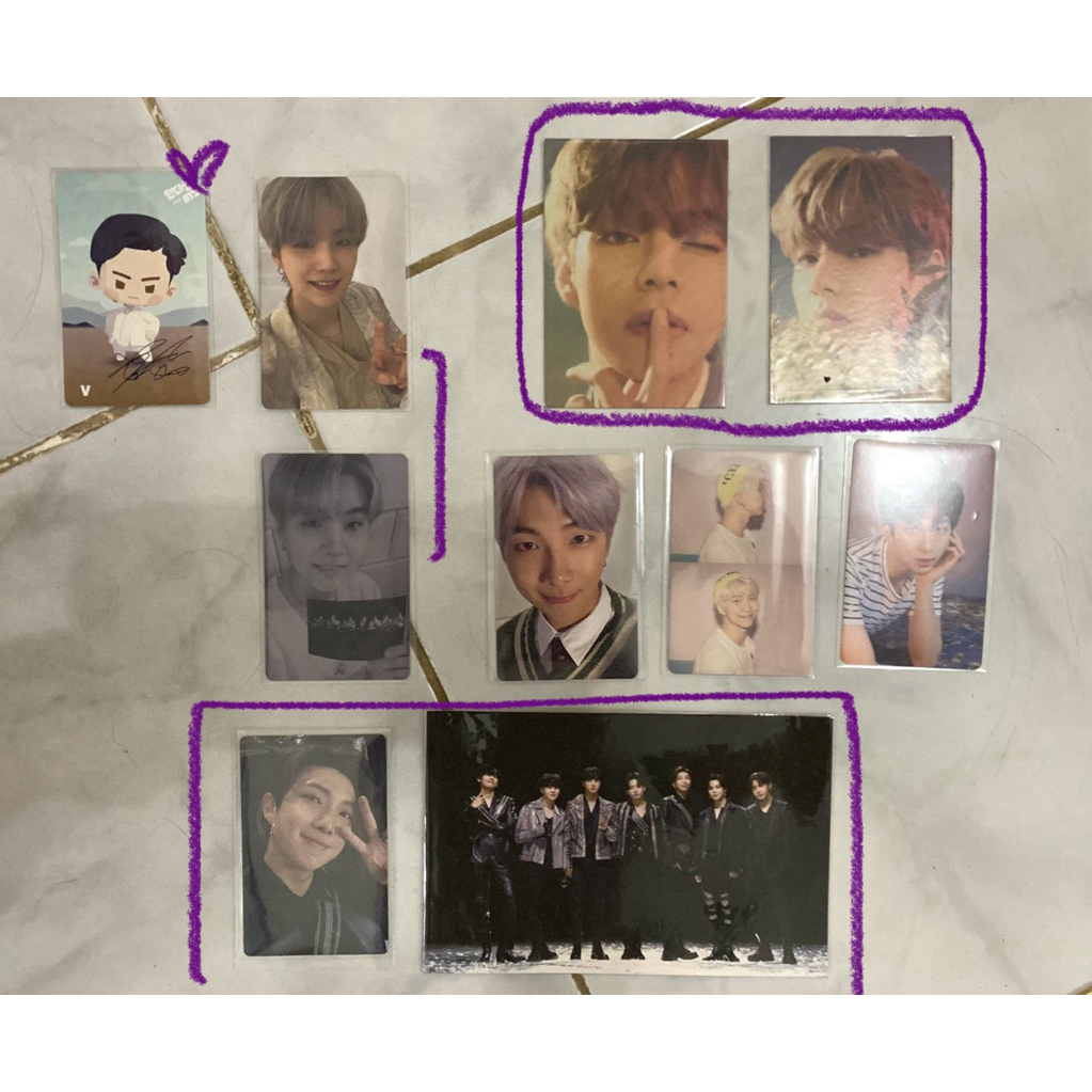 Photocard RM Namjoon Suga Yoongi
