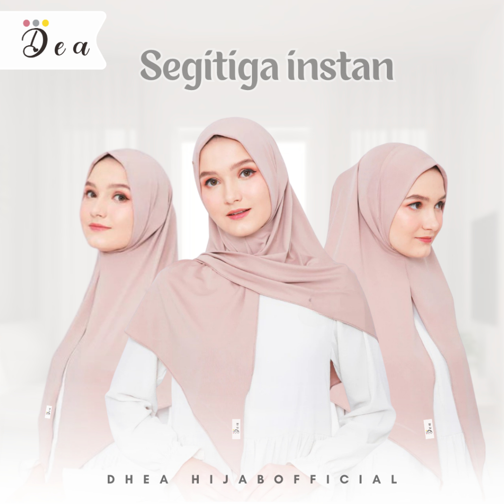 HIJAB INSTAN SEGITIGA JERSEY/JILBAB SEGITIGA INSTAN JERSEY SUPER