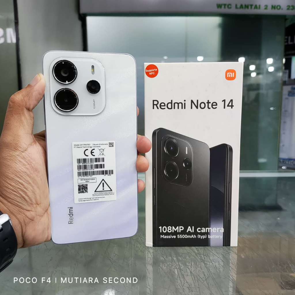 Xiaomi Redmi Note 14 Ram 8/128GB | Ram 8256GB Bekas Original