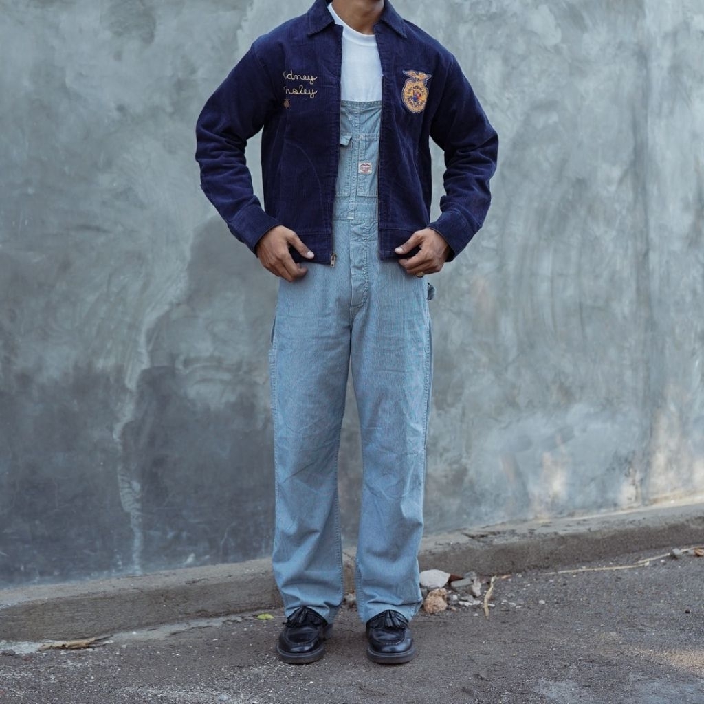 Jaket Corduroy Navy Jacket Original