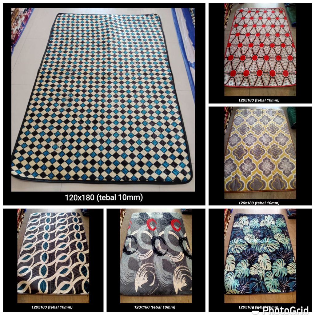 Karpet Malaysia empuk anti slip karpet busa impor malaysia 180x120cm