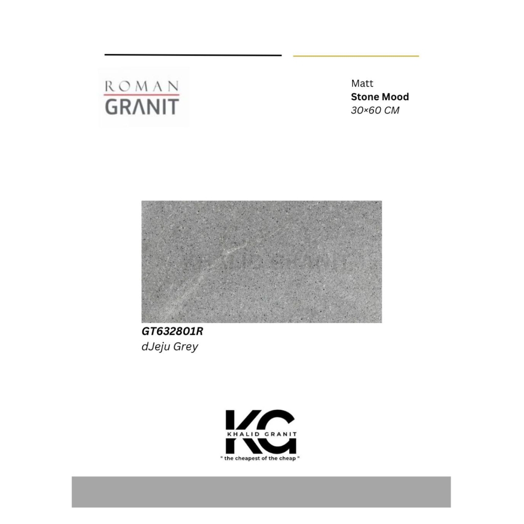 ROMAN GRANIT dJeju Grey (GT632801R) 30×60CM