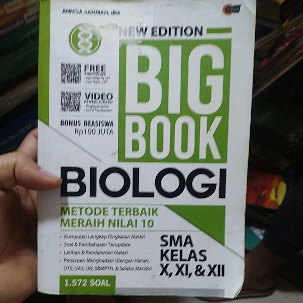 buku new edition big book biologi SMA kelas X XI XII original