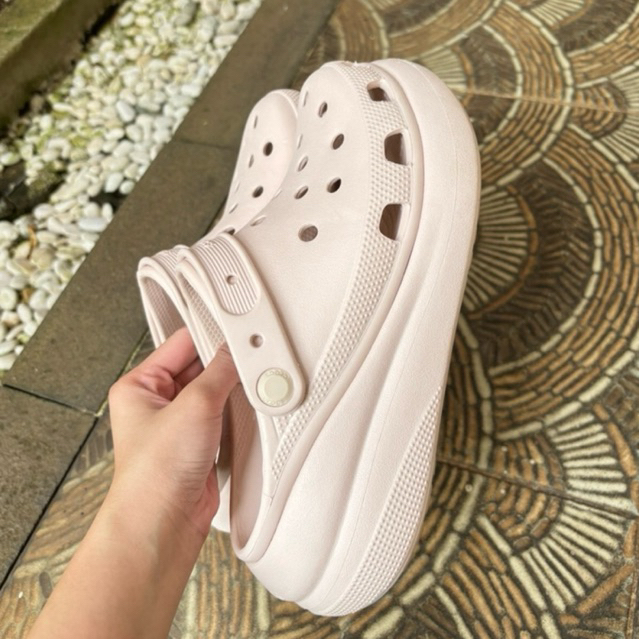 crocs crush clog quartz pink size M5W7 37-38 preloved ori