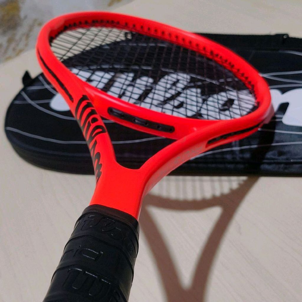 Raket Tenis Pro Staff Bahan Carbon Ada Tas Free Gripe Siap Smash