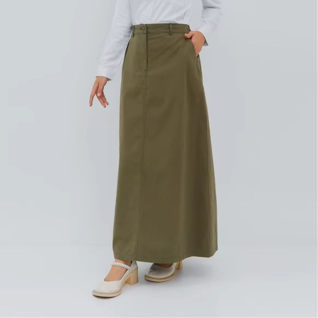 Carila Army Skirt - GEELA, Rok Wanita