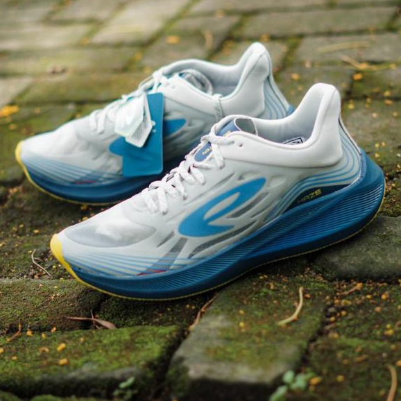 RUNNING SHOES 910 HAZE VISION 1.0 ABU/BIRU/KUNING