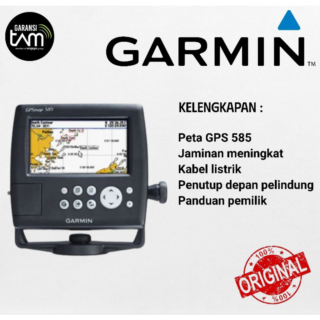 GPS Garmin FishFinder 585 Bekas
