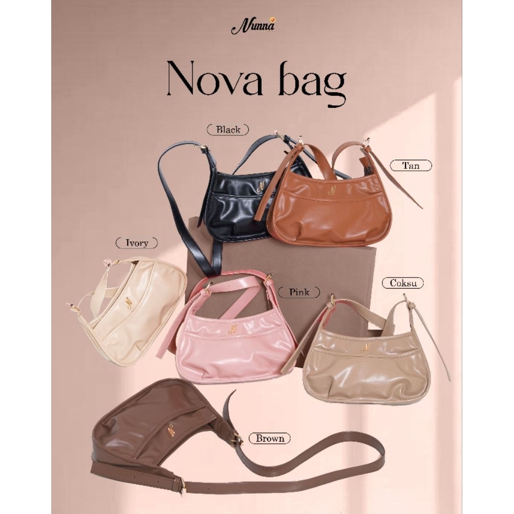 Nunna Official - Nova Bag Garansi Original Tas Wanita Terbaru Bulan Sabit