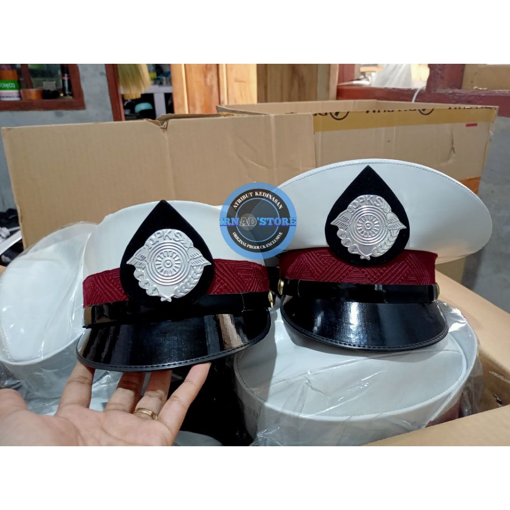 Topi pet pks patroli keamanan sekolah
