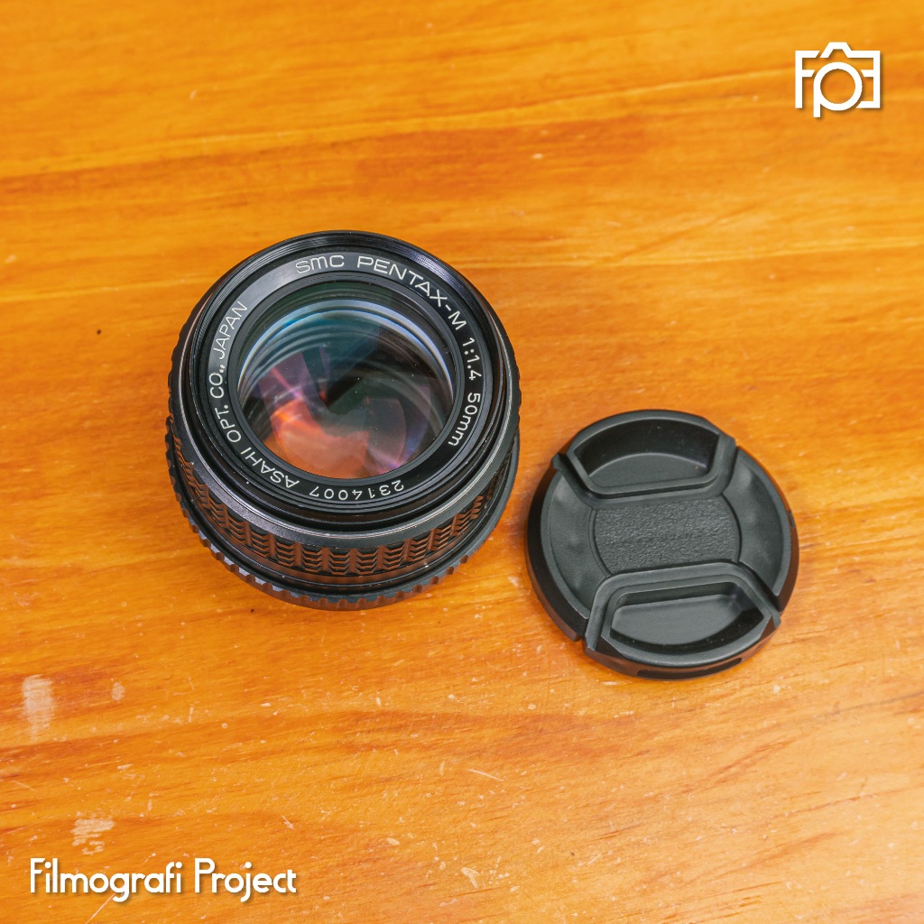Lensa Pentax SMC-M 50mm 1.4 | for Pentax K PK Ricoh - Lensa Manual Kamera Analog Camera Vintage