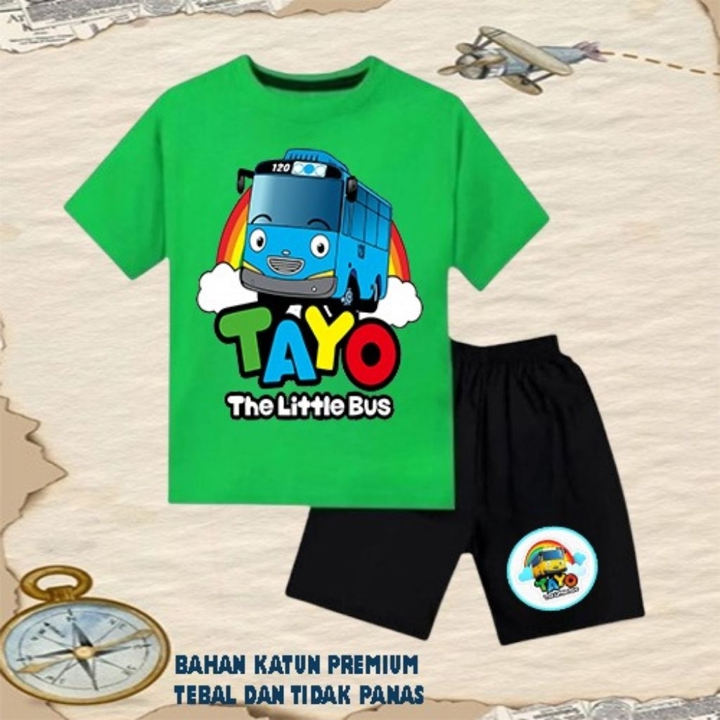 Setelan baju anak laki laki perempuan baju kaos setelan anak laki laki perempuan umur 6 bulan - 10 t