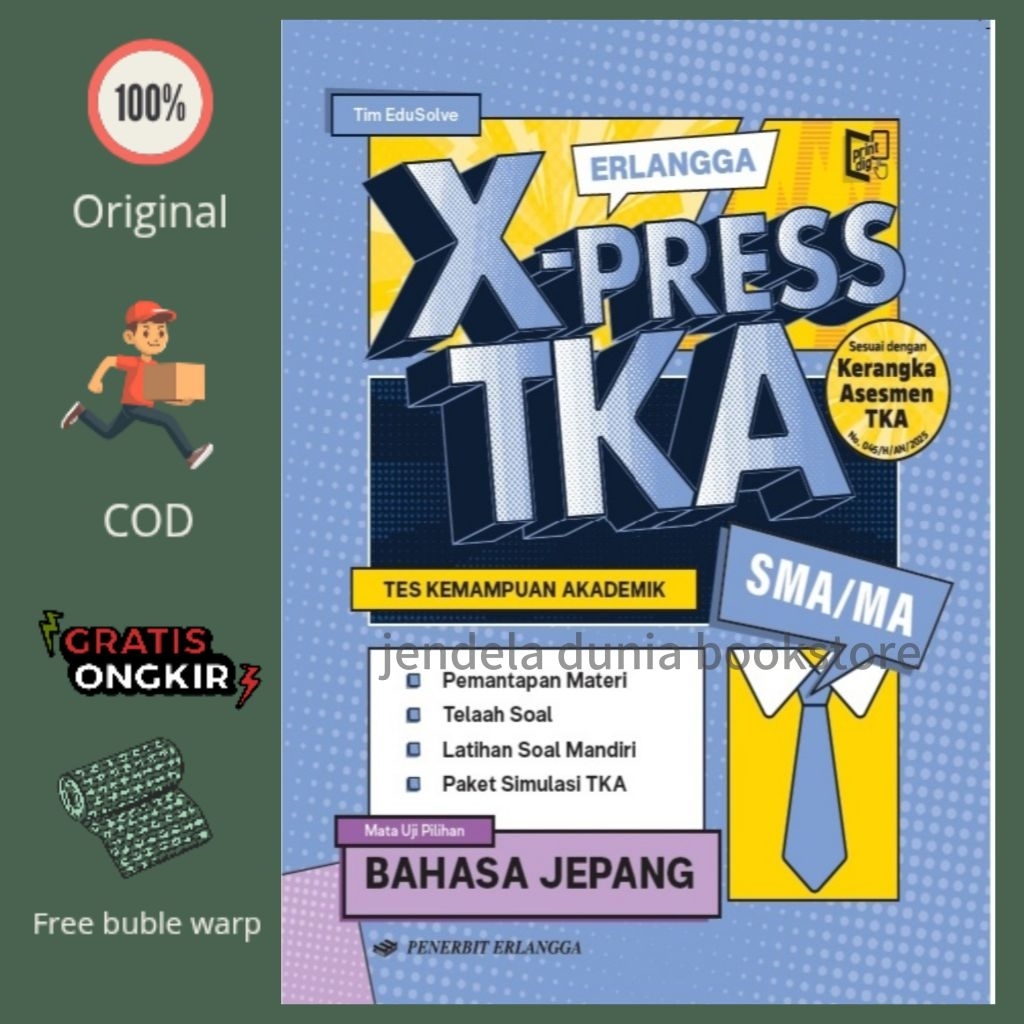 [ Penerbit Erlangga ] EXPRES TKA BAHASA JEPANG SMA/MA