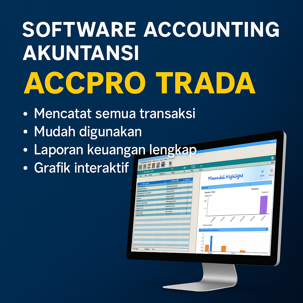 Software accounting akuntansi ACCPRO TRADA