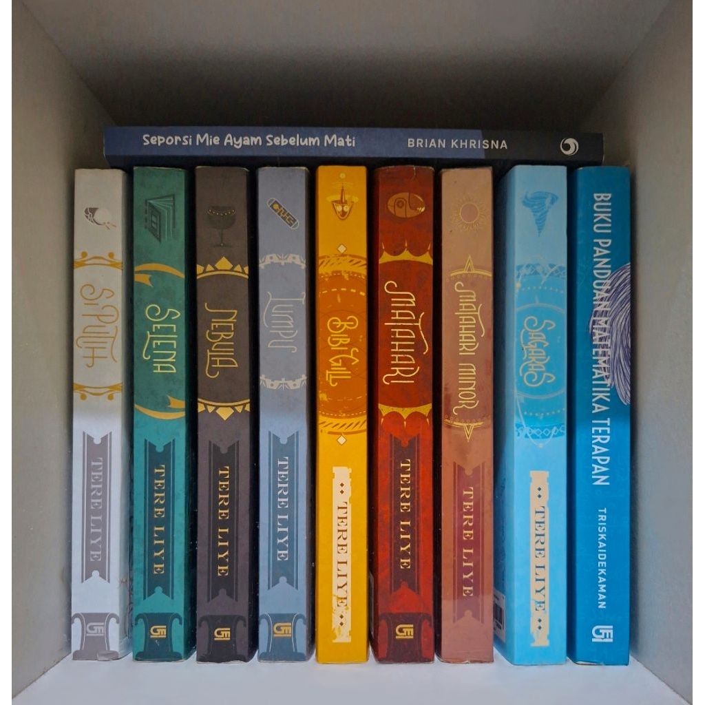 Preloved Novel Tere Liye | Sebuah Seni untuk Bersikap Bodo Amat | Seporsi Mie Ayam Sebelum Mati | Ma