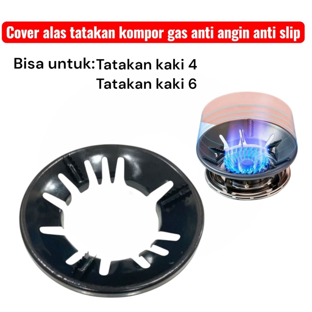 Tatakan cover alas kompor gas anti angin anti slip bisa buat tatakan 4 kaki & 6 kaki