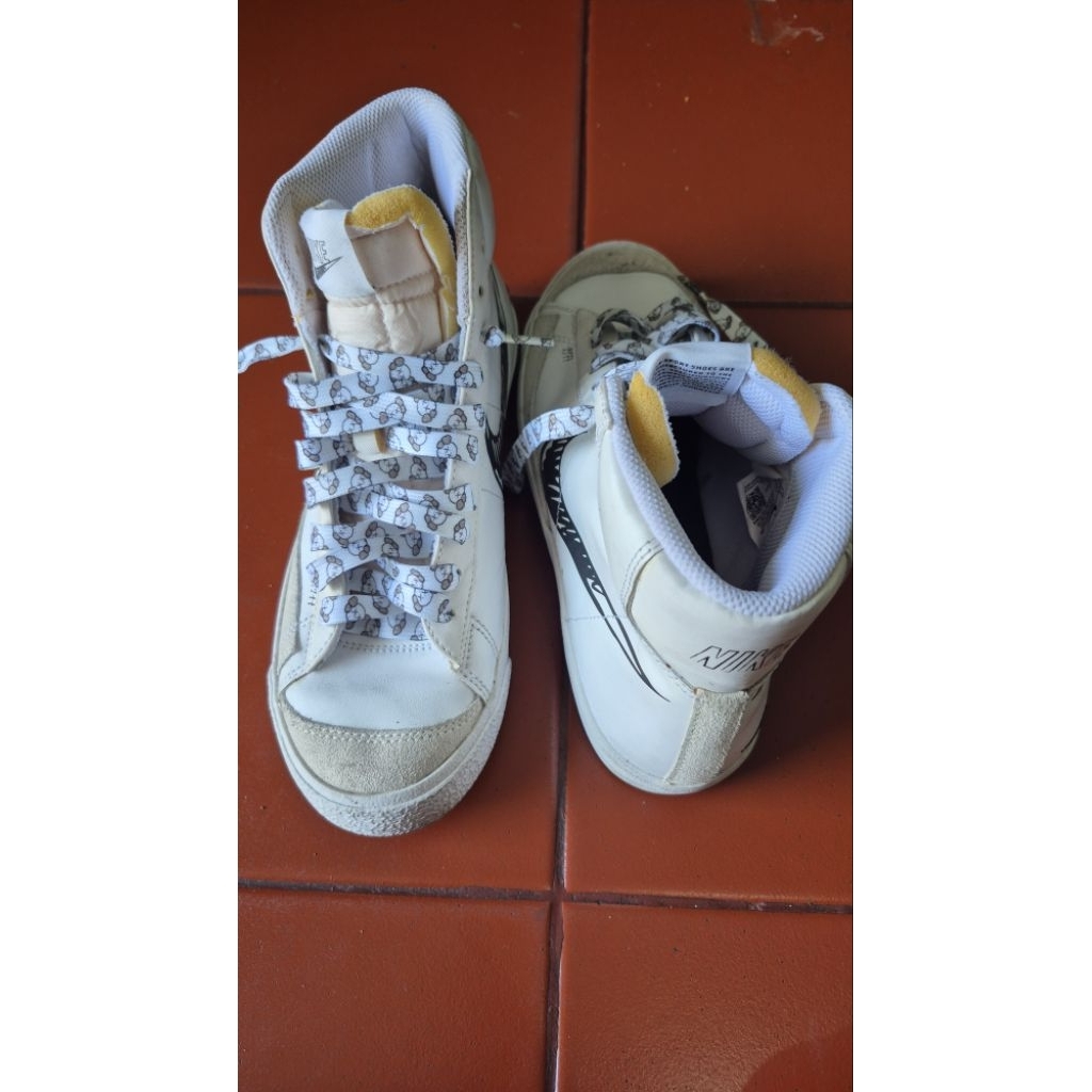 Nike Blazer Mid  White Black – Size 7.5 US / 40 EU (Second, No Box)