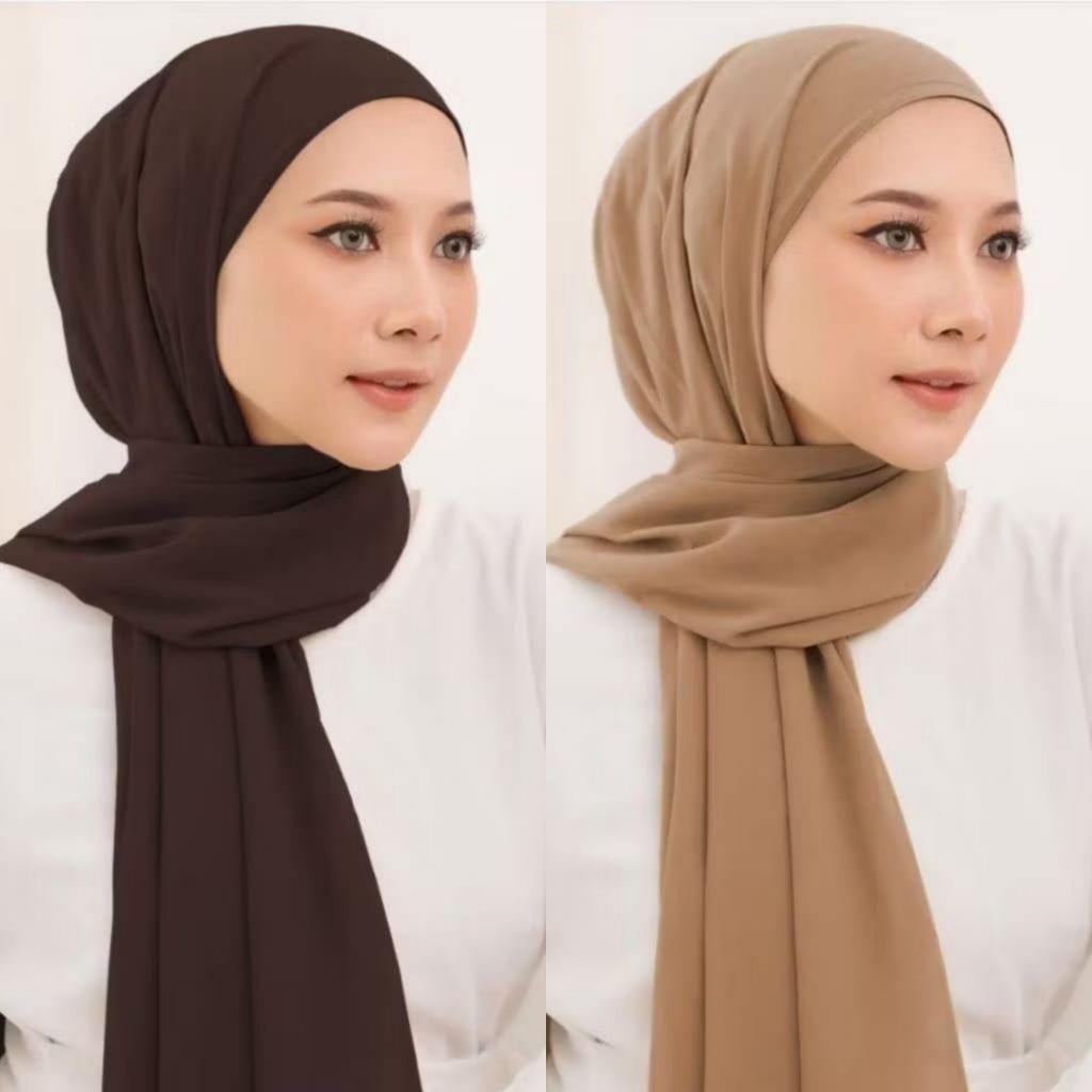 Pasmina ceruti - pashmina ceruty babydoll - pashmina hijab ceruti - pashmina inner - hijab pengantin