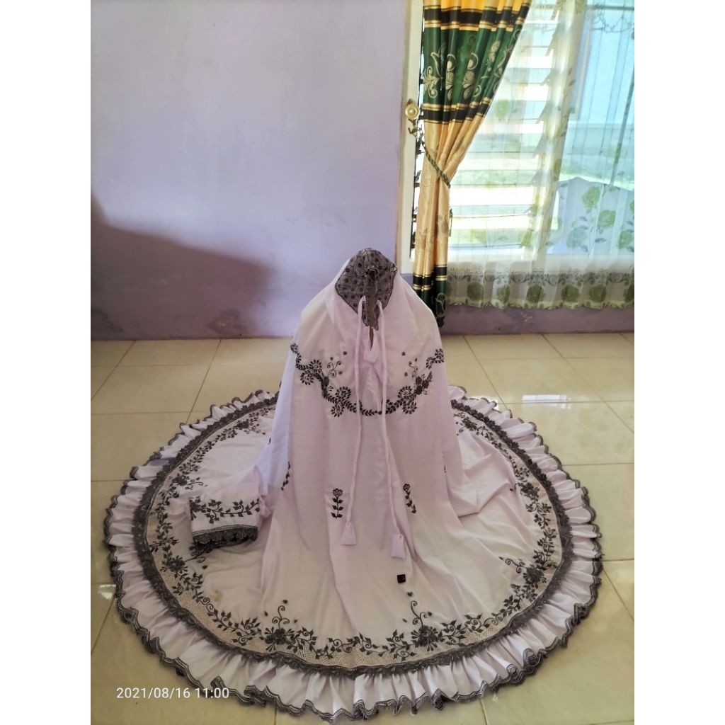 Mukena bordir rimpel