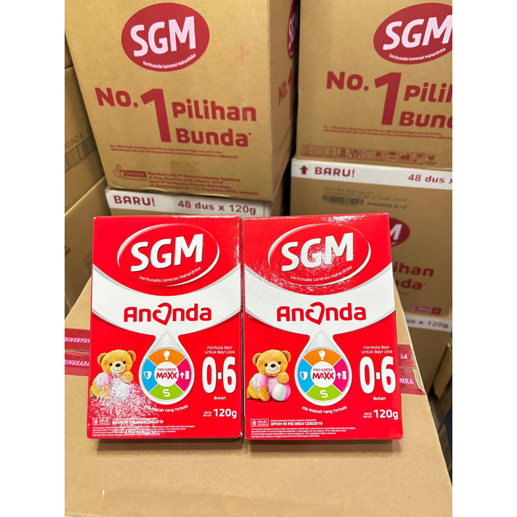 Susu SGM Ananda 0-6 120gr Original 100%