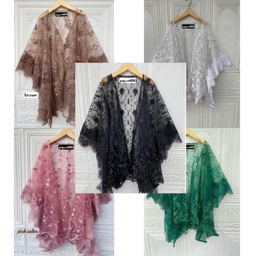 Kebaya Outer Cardigan / Kebaya Hitam / Kebaya Cantik Lamaran Wisuda Pager Ayu Kebaya Modern