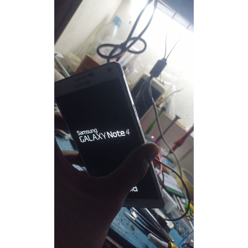 SAMSUNG NOTE 4 KOREA NORMAL MINUS batre tidak ada