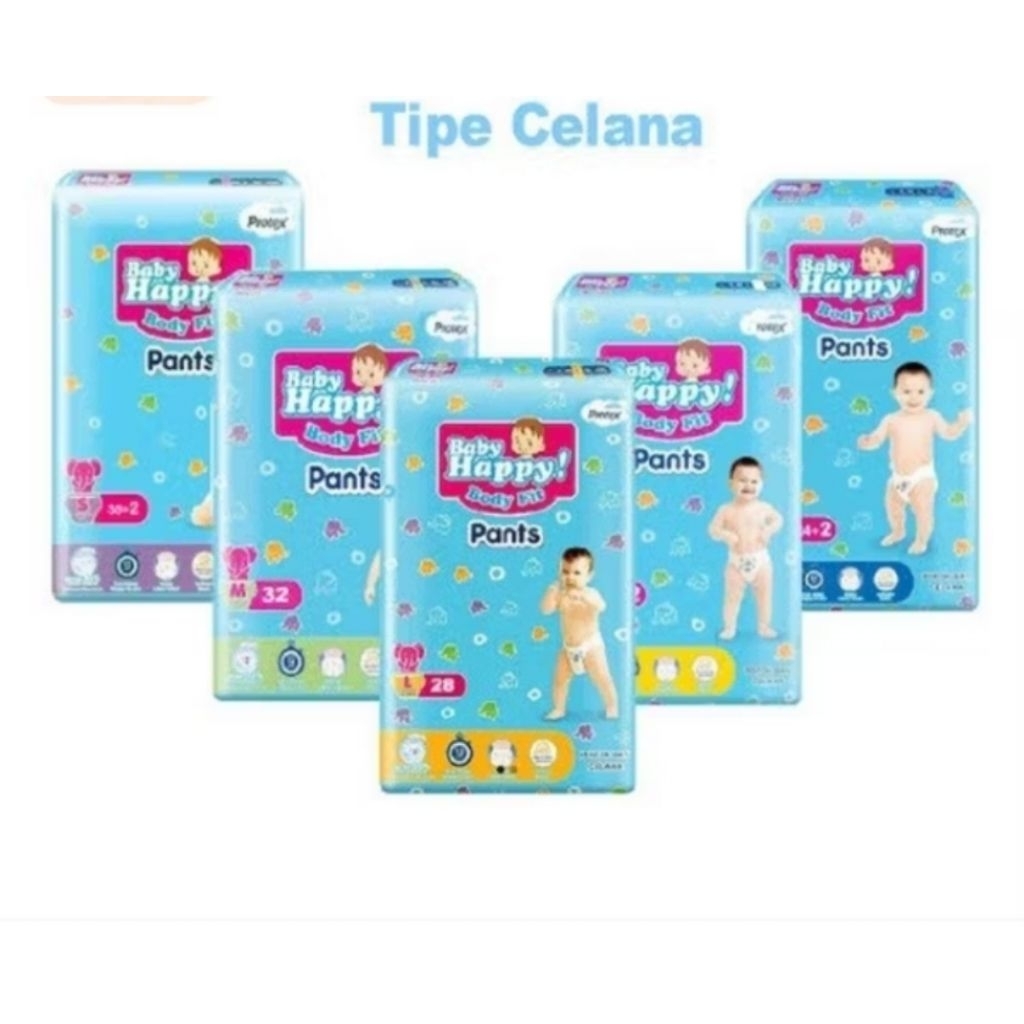 PAMPERS BABY HAPPY PANTS UKURAN S/M/L/XL/XXL