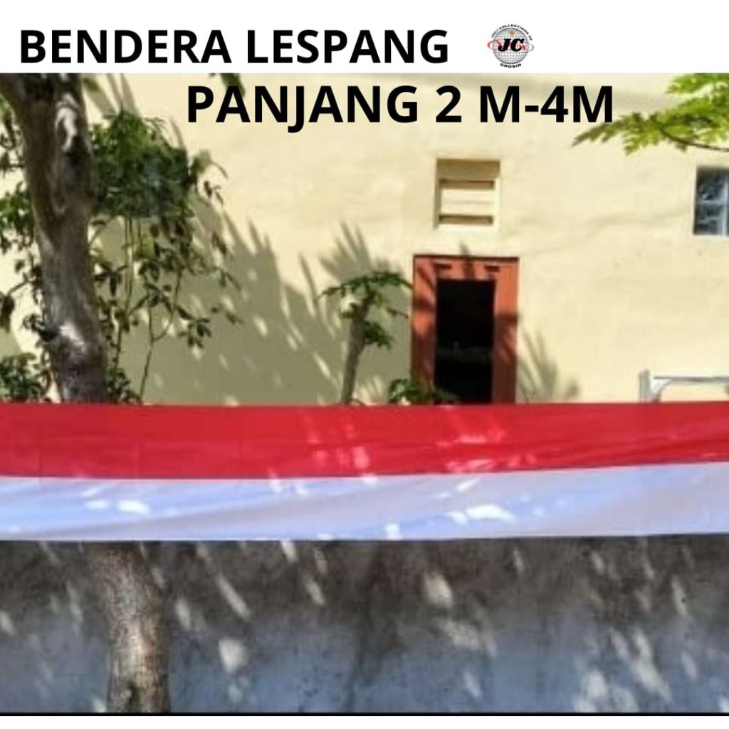 BENDERA PANJANG MERAH PUTIH BENDERA LESPANG GAPURA