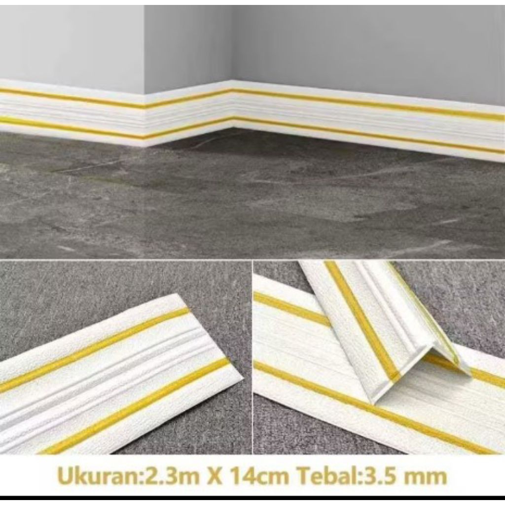 COD LIST WALLPAPER DINDING / LIST PLAVON PVC WallFoam