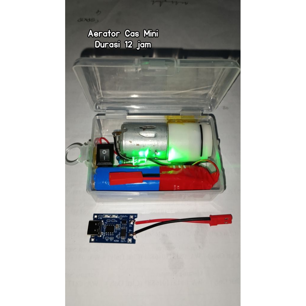 Aerator Cas Mini Durasi 12 Jam