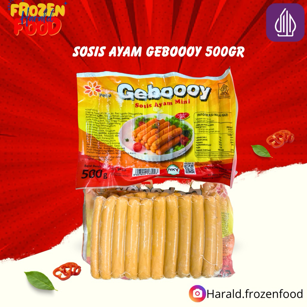 Sosis Ayam Geboooy 500gr