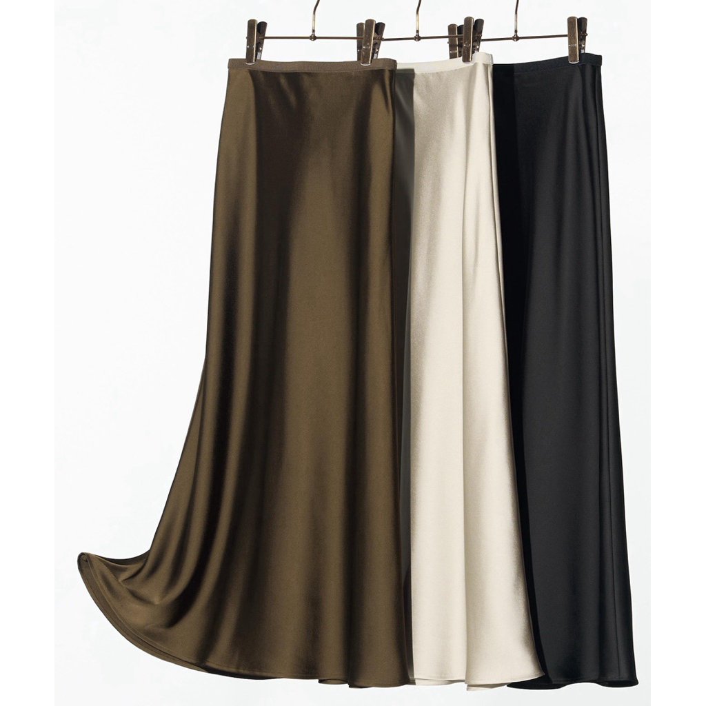 Rok Satin Uniqlo Sale Promo Terbatas