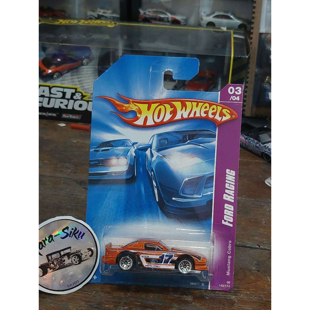 HOT WHEELS BLUECARD MUSTANG COBRA AKTA 2007