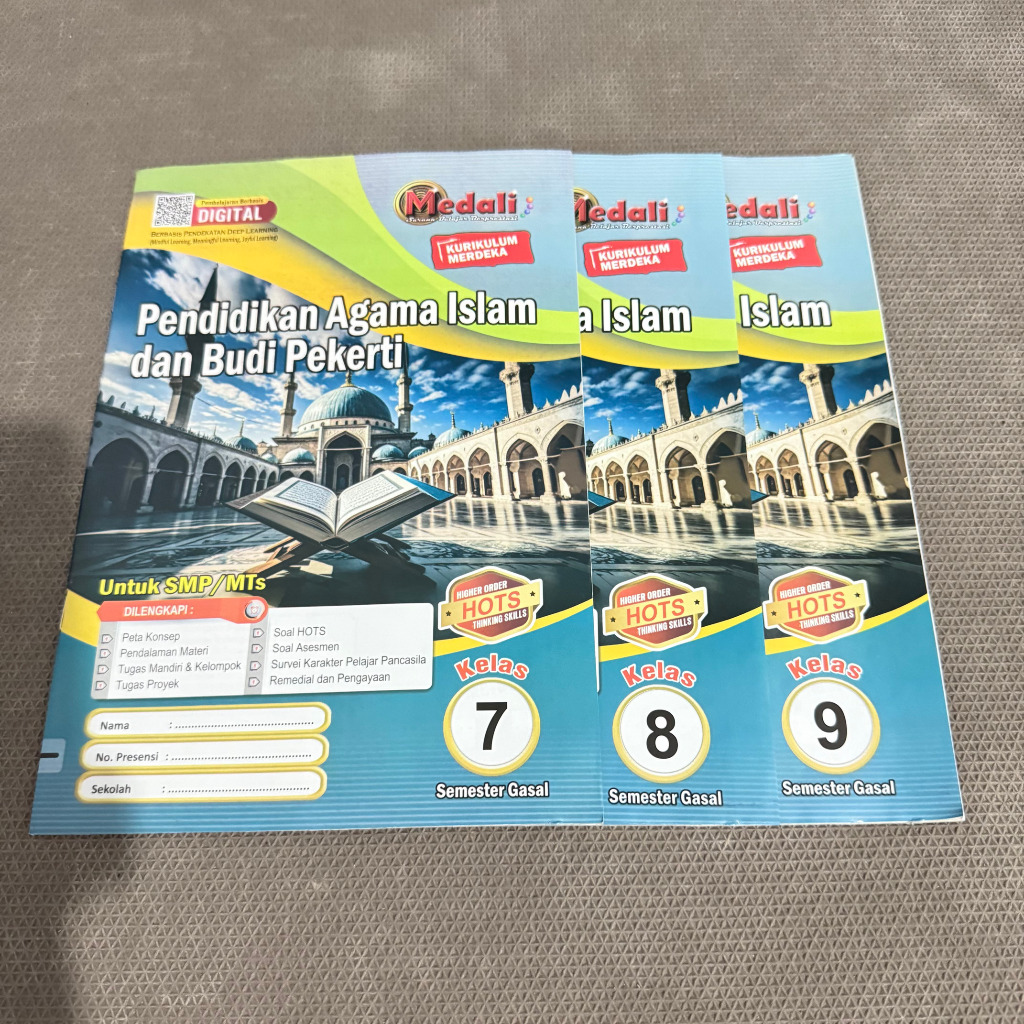 Buku LKS Pendidikan Agama Islam dan Budi Pekerti Kelas 7-12 SMP/SMA/MA/SMK Semester Ganjil Kurikulum