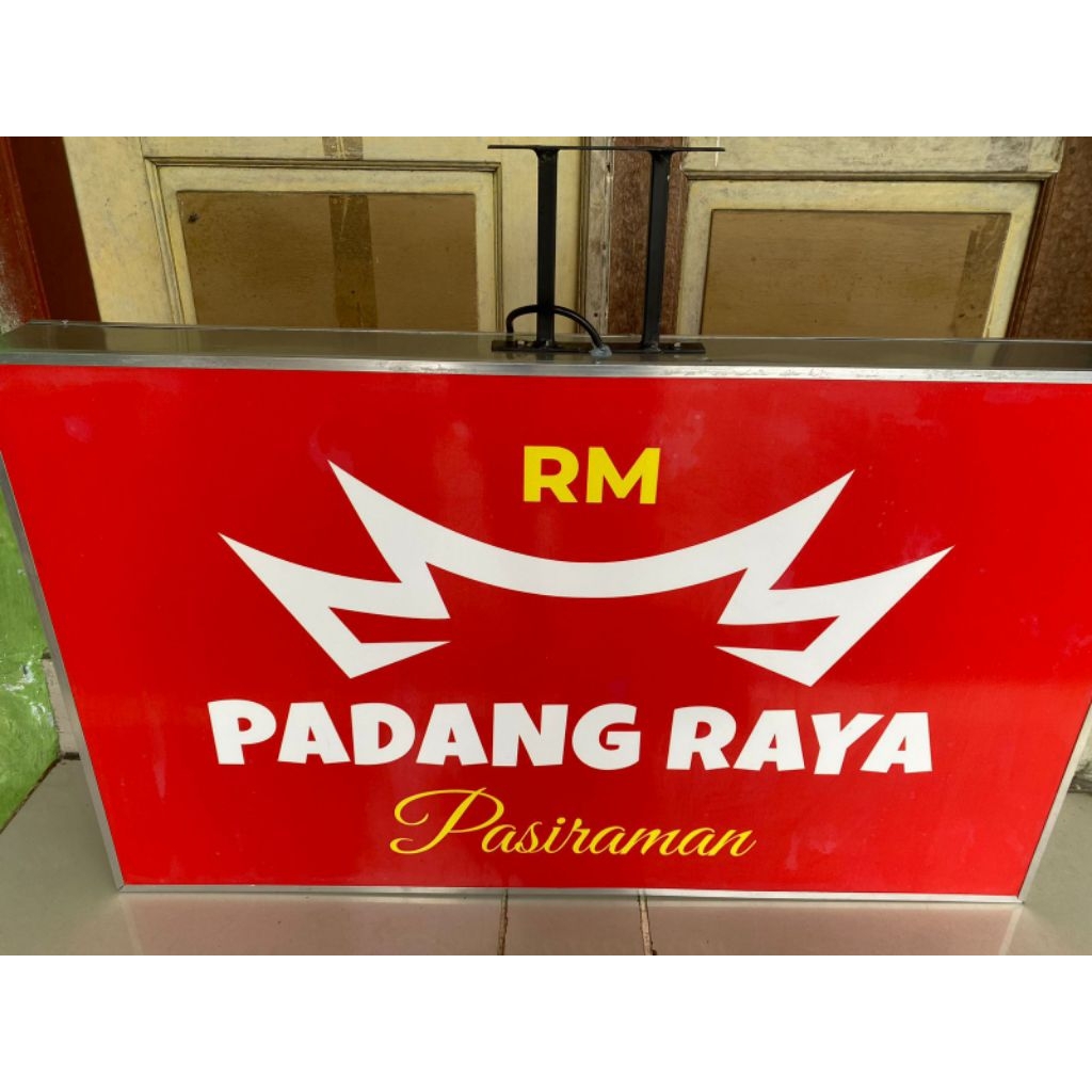 NEON BOX PERSEGI (DUA SISI) CUSTOM || PAPAN NAMA USAHA || PAPAN REKLAME