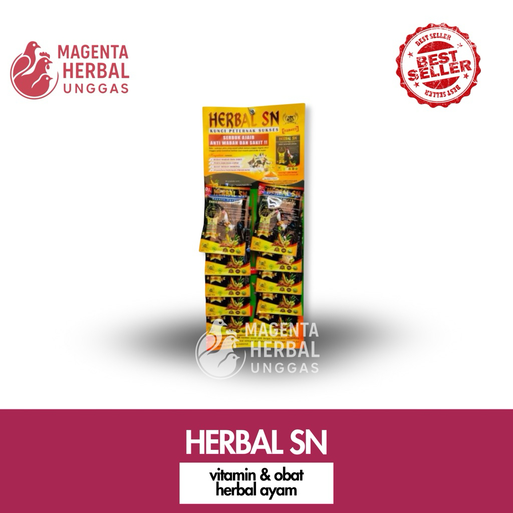 HERBAL SN Vitamin & Obat Herbal Ayam – Tingkatkan Daya Tahan Tubuh, Cocok Semua Jenis Ayam