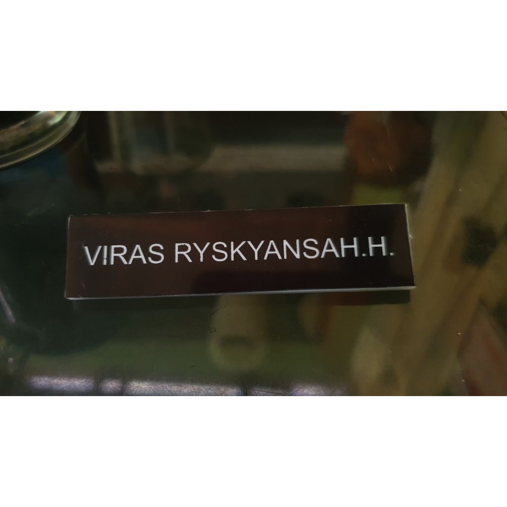 Name tag anak sekolah/guru