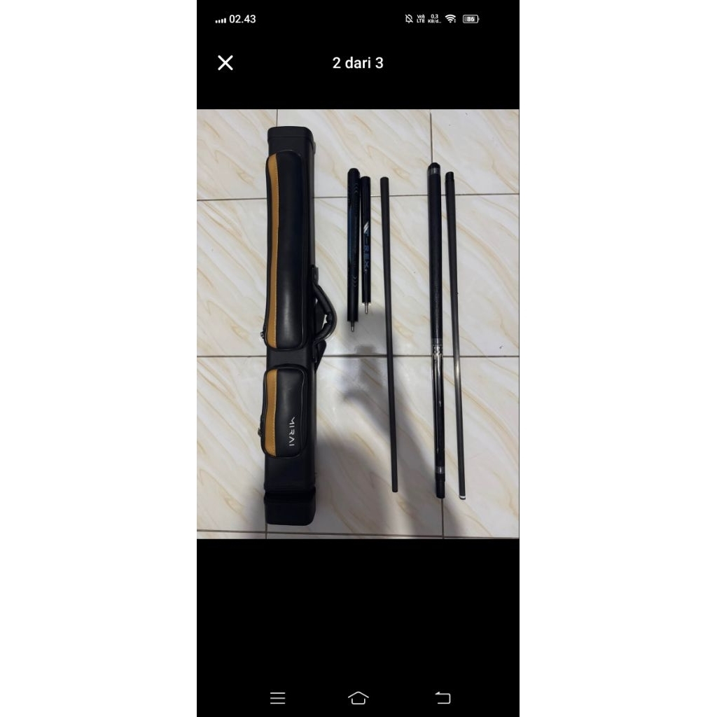 Cue Case Mirai 3x4 Mulus