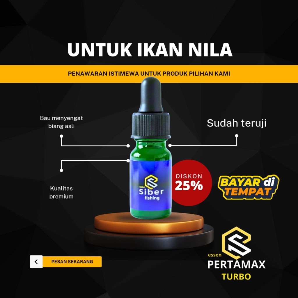 Essen Nila media lumut essen premium ikan nila
