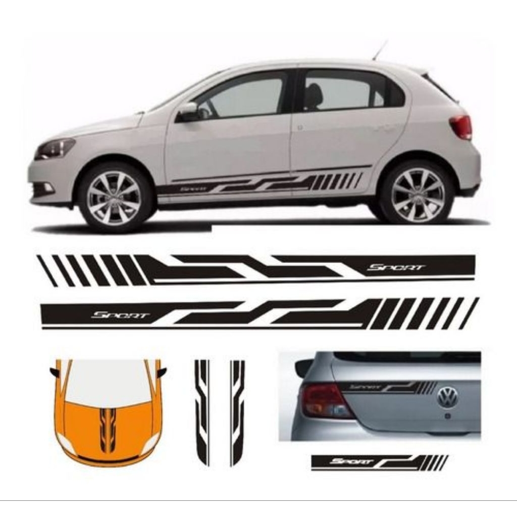 Sticker mobil brio jazz Ayla Agya terbaru stiker variasi full body mobil brio jazz Ayla Agya keren t