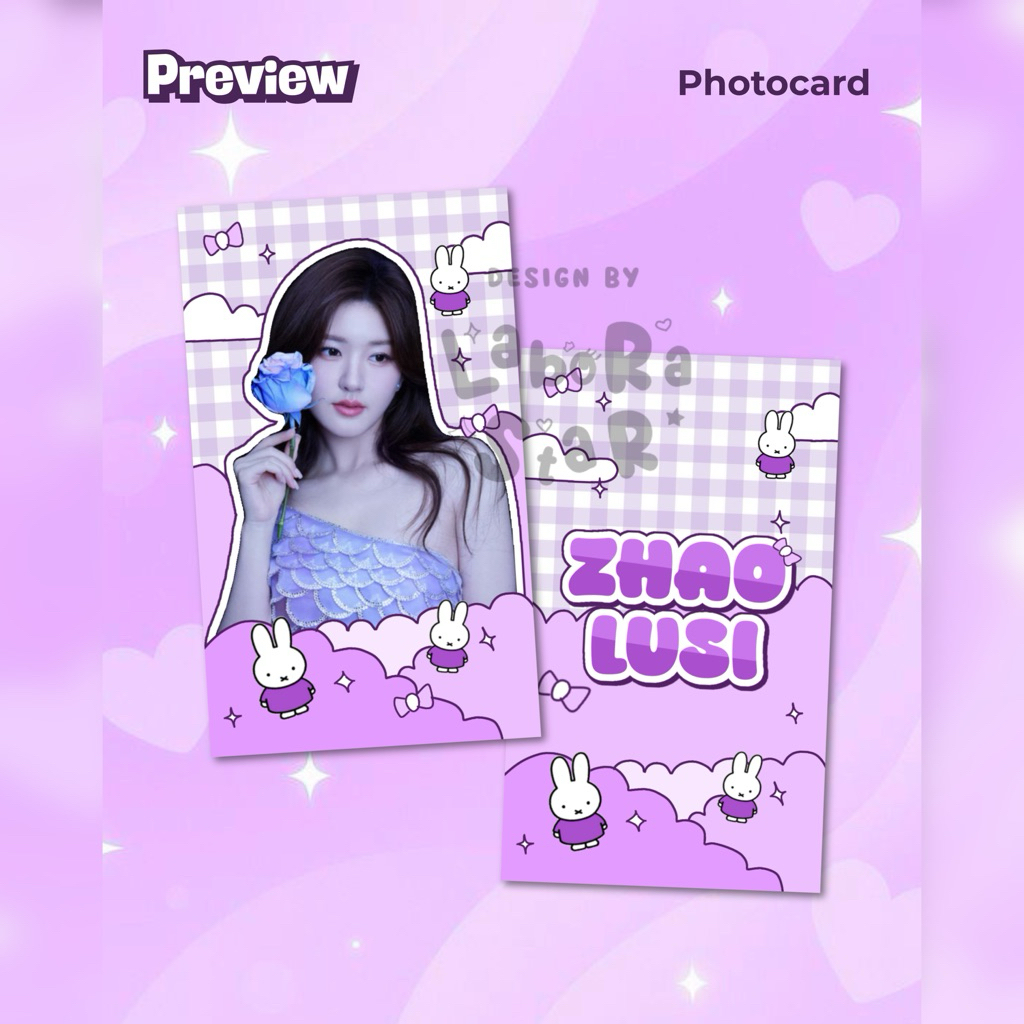 Photocard Zhao Lusi by Laborastar
