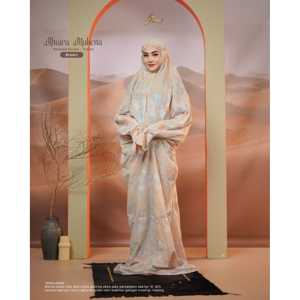 Khaira Mukena Traveling  Mukena Traveling Motif  Mukena Brand Arrafi