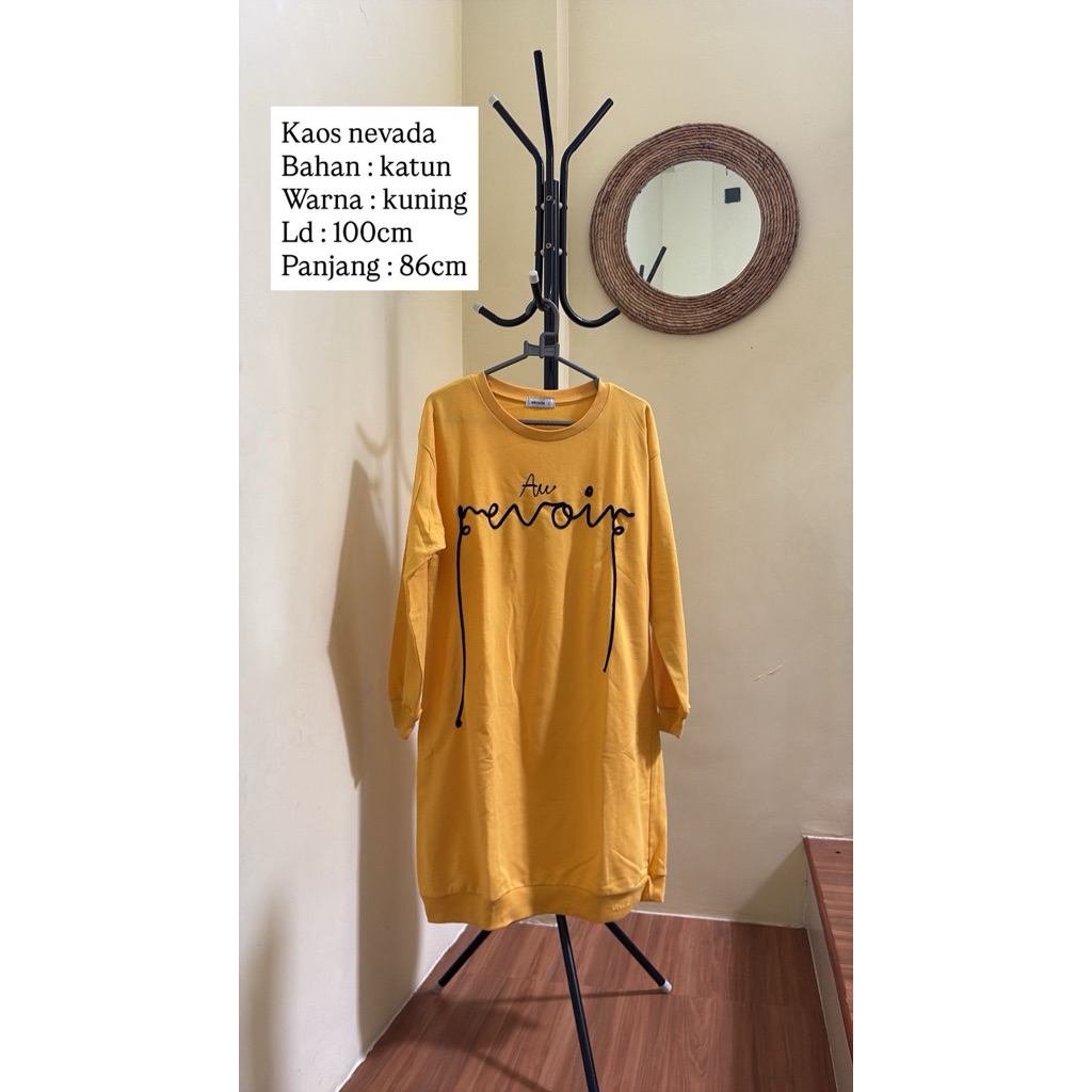 kaos Lengan panjang merk Nevada PRELOVED