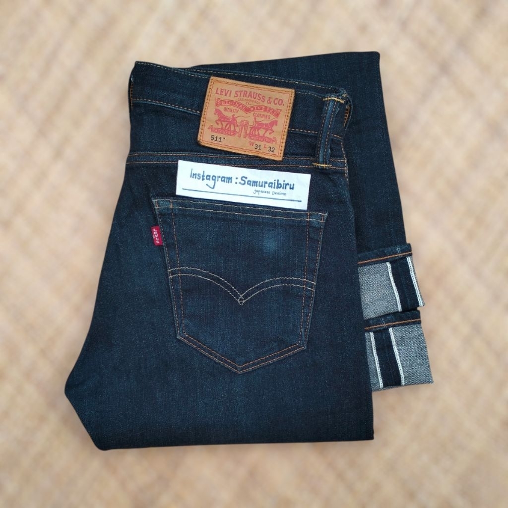 Levis 511 selvedge Japan not Levis 505 selvedge not not Levis 501 USA not Levis 501 70s button 6 sel