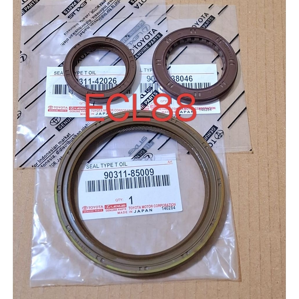 SEAL KRUK AS DEPAN BELAKANG SEAL NOKEN AS CORONA ABSOLUTE ST191 TWINCAM  ST171 2.0 2000CC 1PAKET