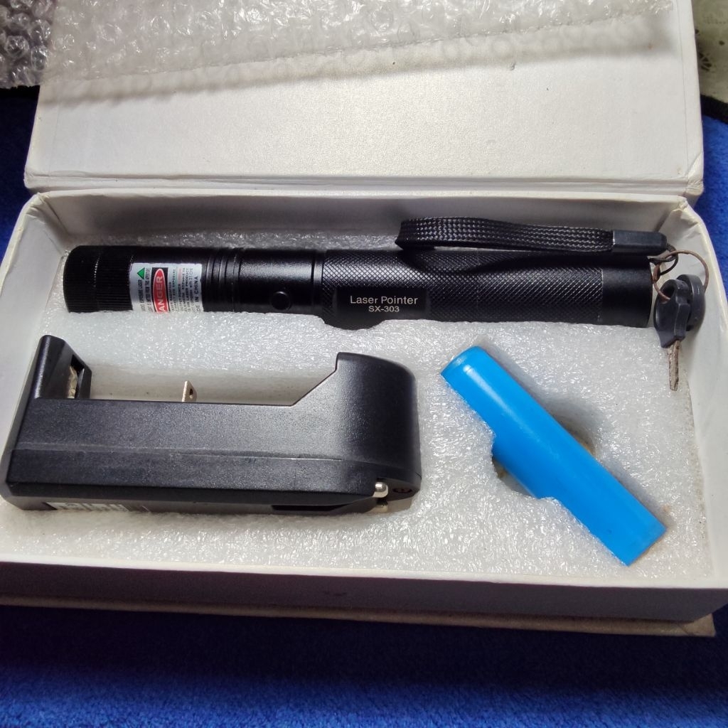 Green Laser pointer SX 303 original bekas.