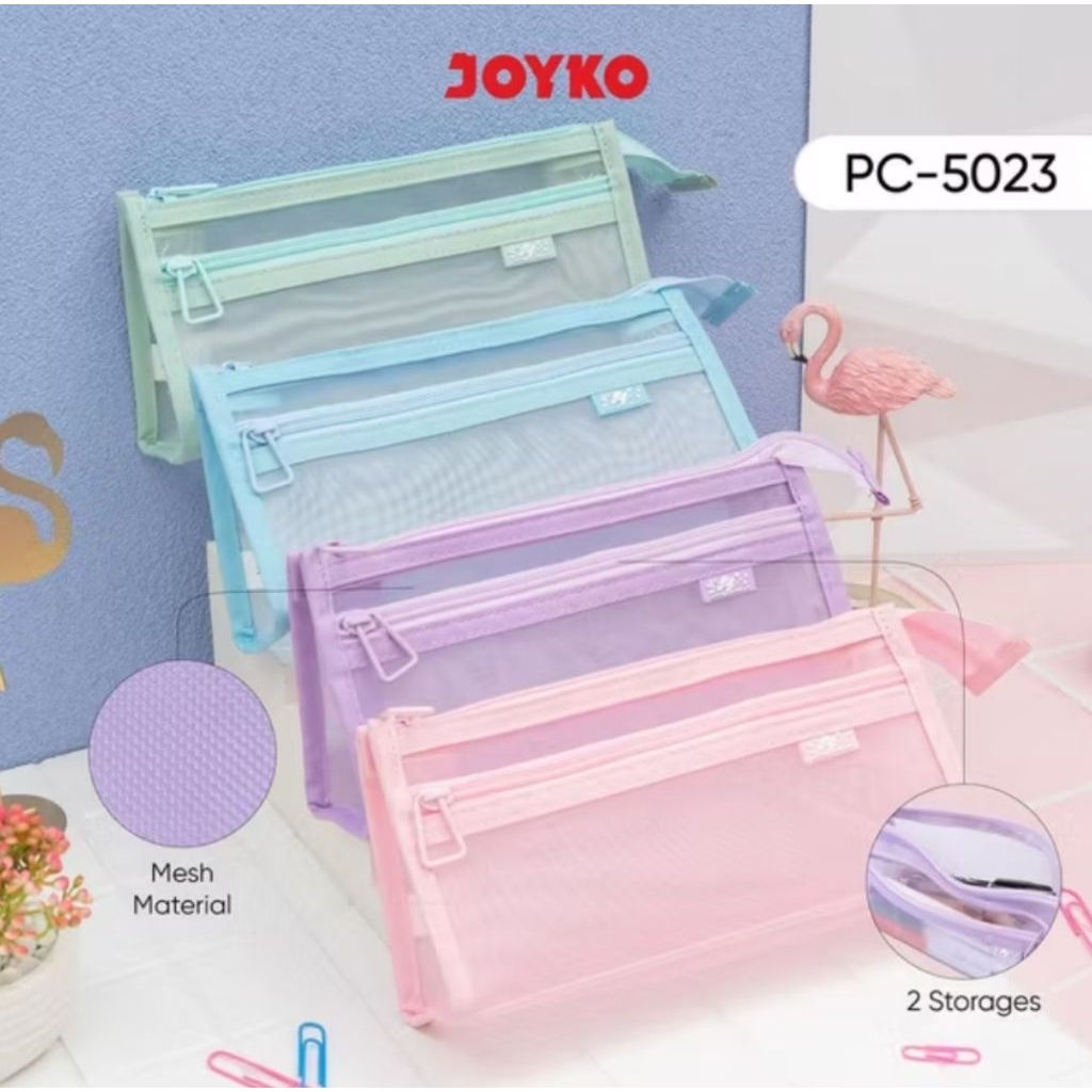 Joyko Pencil Case PC-5023 / Tempat Pencil Resleting