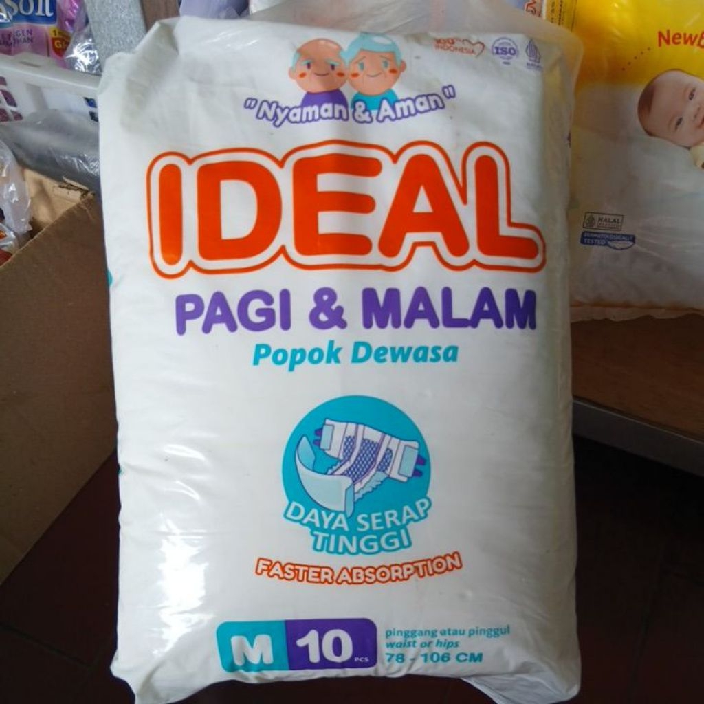 Ideal Pampers Dewasa Ukuran M perekat