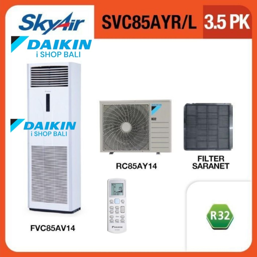 Ac Skyair Daikin standart tipe Foor Standing 3.5 Pk FVC85AYL Ac Four Standing Daikin 3 1/2 Pk